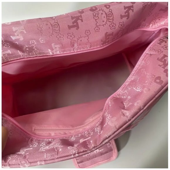 Sanrio Hello Kitty  Fashion Pink Tote Bags, Women's Cartoon 17 x 8 x 12.5" #511 - Picture 7 of 9